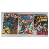 Misc. Vintage Comics Including "SUPERBOY" And More (Bagged And Carded)