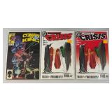 Misc. Vintage Comics Including "CONAN" And More (Bagged And Carded)