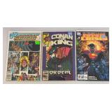 Misc. Vintage Comics Including "CONAN THE KING" And More (Bagged And Carded)