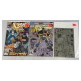 Misc. Vintage Comics Including "CAGE " And More (Bagged And Carded)