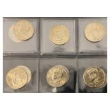 Album Of Collectible Enameled Kennedy Half Dollars The American Space Coin Collection In Album Uncirculated