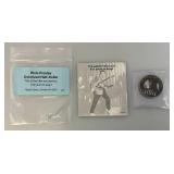 Collectible Enameled Kennedy Half Dollars "Elvis Presley"  Uncirculated