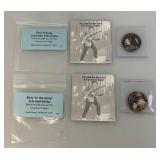 Collectible Enameled Kennedy Half Dollars "Elvis Presley"  Uncirculated