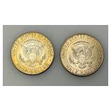 Collectible Enameled Kennedy Half Dollars "Elvis Presley"  Uncirculated