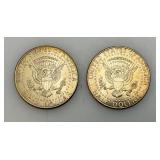 Collectible Enameled Kennedy Half Dollars "Elvis Presley"  Uncirculated