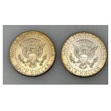 Collectible Enameled Kennedy Half Dollars "Elvis Presley"  Uncirculated