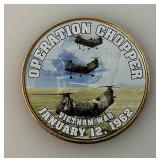 Collectible Enameled Kennedy Half Dollars War Related  Uncirculated