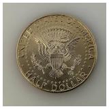 Collectible Enameled Kennedy Half Dollars War Related  Uncirculated