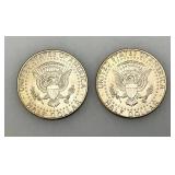 Collectible Enameled Kennedy Half Dollars War Related  Uncirculated