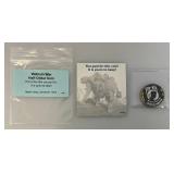 Collectible Enameled Kennedy Half Dollars War Related  Uncirculated