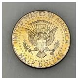 Collectible Enameled Kennedy Half Dollars War Related  Uncirculated