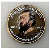 Collectible Enameled Kennedy Half Dollars Civil War Related  Uncirculated