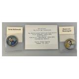 Collectible Enameled Kennedy Half Dollars Civil War Related  Uncirculated