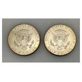 Collectible Enameled Kennedy Half Dollars Civil War Related  Uncirculated