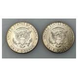 Collectible Enameled Kennedy Half Dollars Civil War Related  Uncirculated