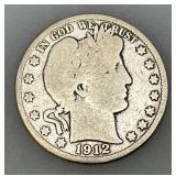 1914 Silver Barber Half Dollar