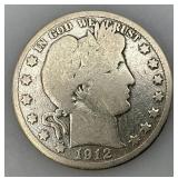 1914 Silver Barber Half Dollar
