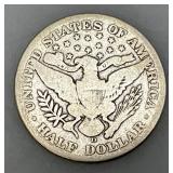 1914 Silver Barber Half Dollar