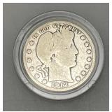 1914 Silver Barber Half Dollar