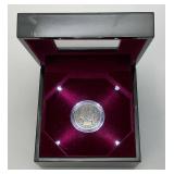 1899 Silver Barber Half Dollar In Lighted Case