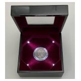 1899 Silver Barber Half Dollar In Lighted Case