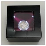 1899 Silver Barber Half Dollar In Lighted Case