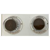 Misc. Indian Head Pennies In Protective Cases