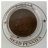 Misc. Indian Head Pennies In Protective Cases