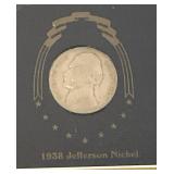 The US Commemorative Gallery " Great American Double 1938 Dated Nickels"