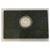 Misc. Silver Coins Including Barber Dimes And Jefferson Nickels Both In Protective Holder