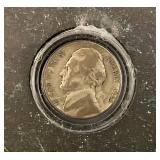 Misc. Silver Coins Including Barber Dimes And Jefferson Nickels Both In Protective Holder