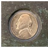 Misc. Silver Coins Including Barber Quarter And Jefferson Nickels Both In Protective Holder
