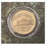 Misc. Silver Coins Including Barber Quarter And Jefferson Nickels Both In Protective Holder