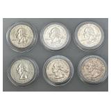 Uncirculated Statehood Quarters (In Plastic Protectors)