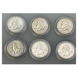 Uncirculated Statehood Quarters (In Plastic Protectors)