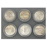 Uncirculated Statehood Quarters (In Plastic Protectors)