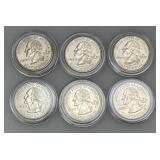 Uncirculated Statehood Quarters (In Plastic Protectors)
