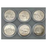 Uncirculated Statehood Quarters (In Plastic Protectors)