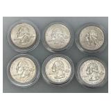 Uncirculated Statehood Quarters (In Plastic Protectors)