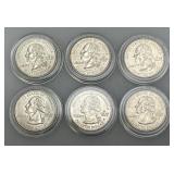 Uncirculated Statehood Quarters (In Plastic Protectors)