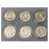 Uncirculated Statehood Quarters (In Plastic Protectors)