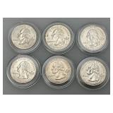 Uncirculated Statehood Quarters (In Plastic Protectors)
