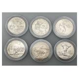 Uncirculated Statehood Quarters (In Plastic Protectors)