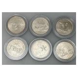 Uncirculated Statehood Quarters (In Plastic Protectors)