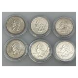 Uncirculated Statehood Quarters (In Plastic Protectors)