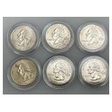 Uncirculated Statehood Quarters (In Plastic Protectors)