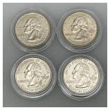 Uncirculated Statehood Quarters (In Plastic Protectors)