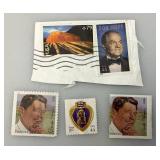 Collectible Album Of 50 Us Commemorative Stamps And Misc. Stamps