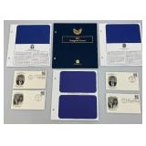 Collectible Album Of 50 Us Commemorative Stamps And Misc. Stamps