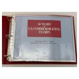 Collectible Album Of 50 Us Commemorative Stamps And Misc. Stamps